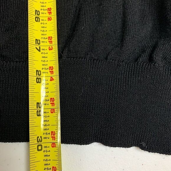 Pringle of Scotland Argyle Sweater Mens Extra Large Black Merino Wool Casual - Picture 11 of 12